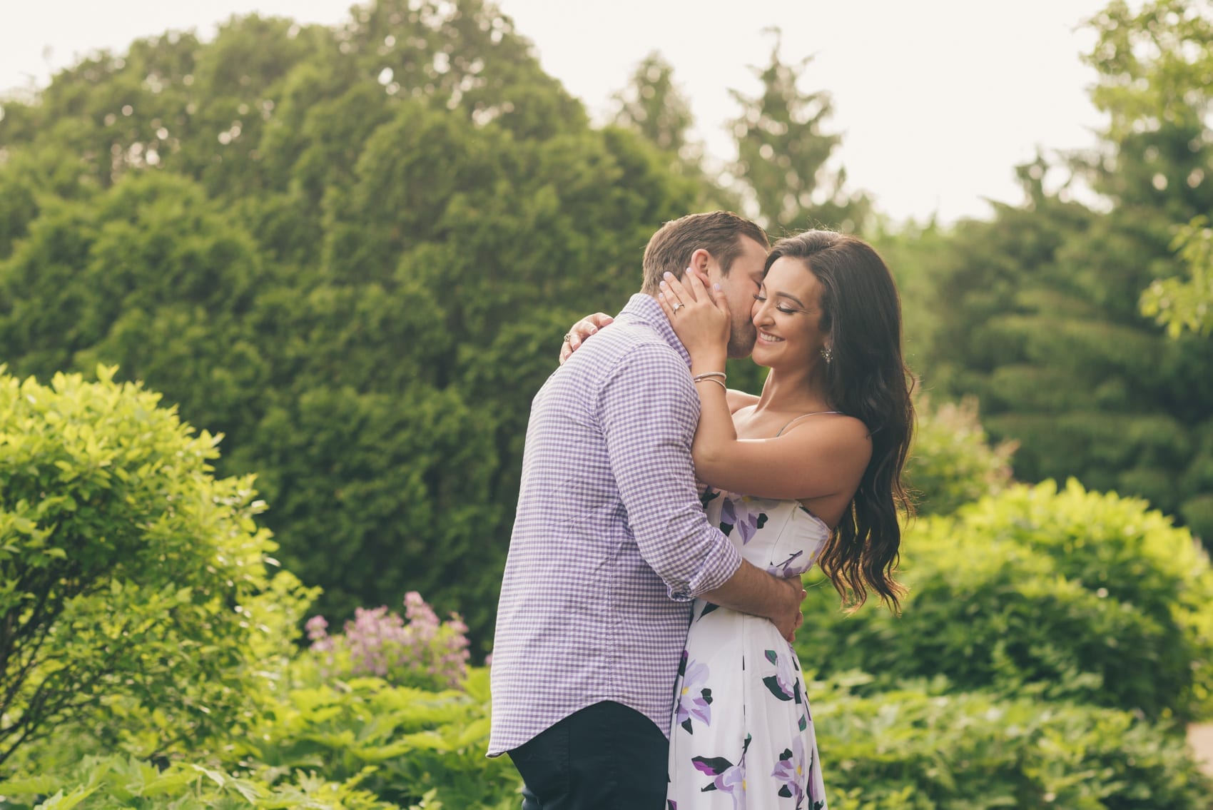 Thara Photo Chicago Engagement Photographer Chicago Botanic Garden Glencoe