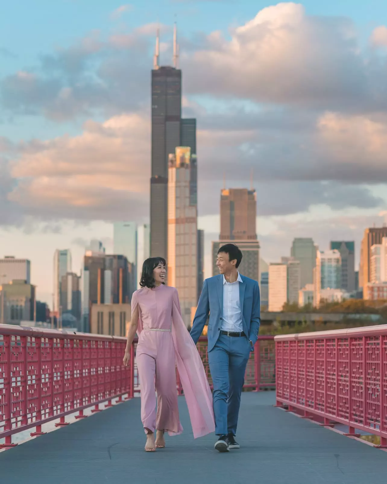 Chicago Downtown Elopement Wedding Engagement Photographer Thara Photo Tim Hara