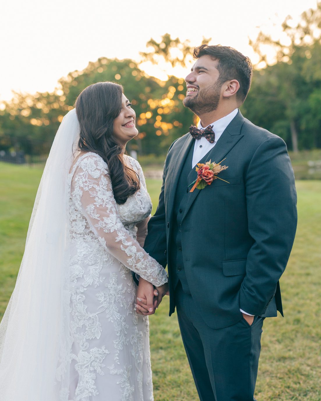 happy married couple in oak brook